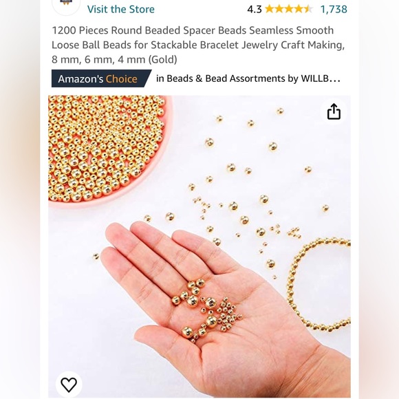 Lot of Gold Jewelry Making Beads and Earring Kit - $35 VALUE - Music Notes - Picture 5 of 16